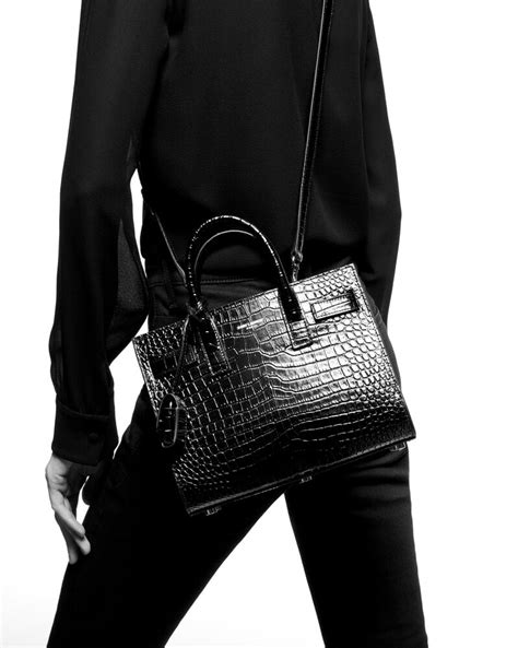 ysl sac de jour nano croco